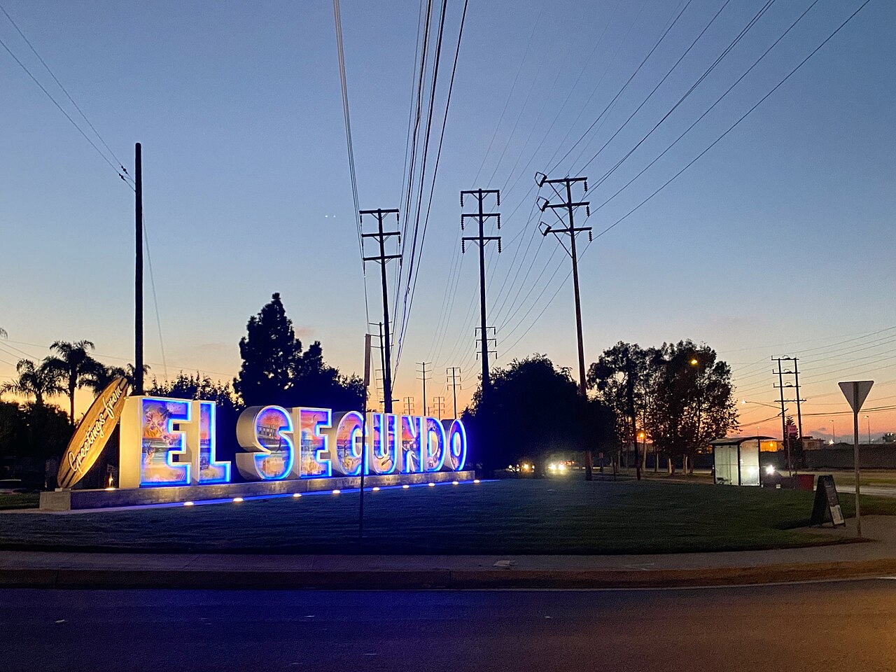 Welcome to El Segundo sign